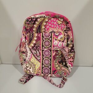 Vera Bradley "Very Berry‎ Paisley" Pattern Backpack